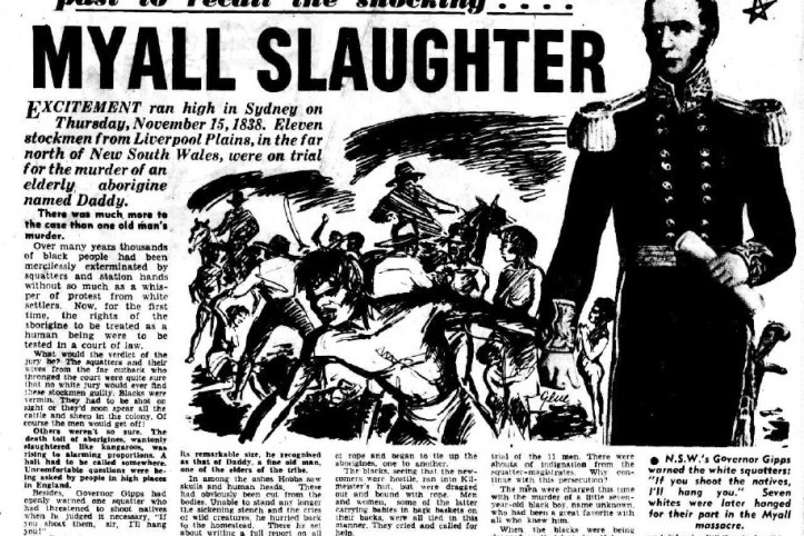 The massacre has been reported for 180 years