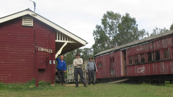 First train at Linville 2019 - wide