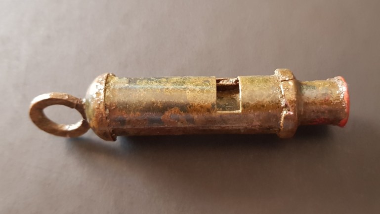 Old Newmarket pilice station Air Raid Police Whistle WW2